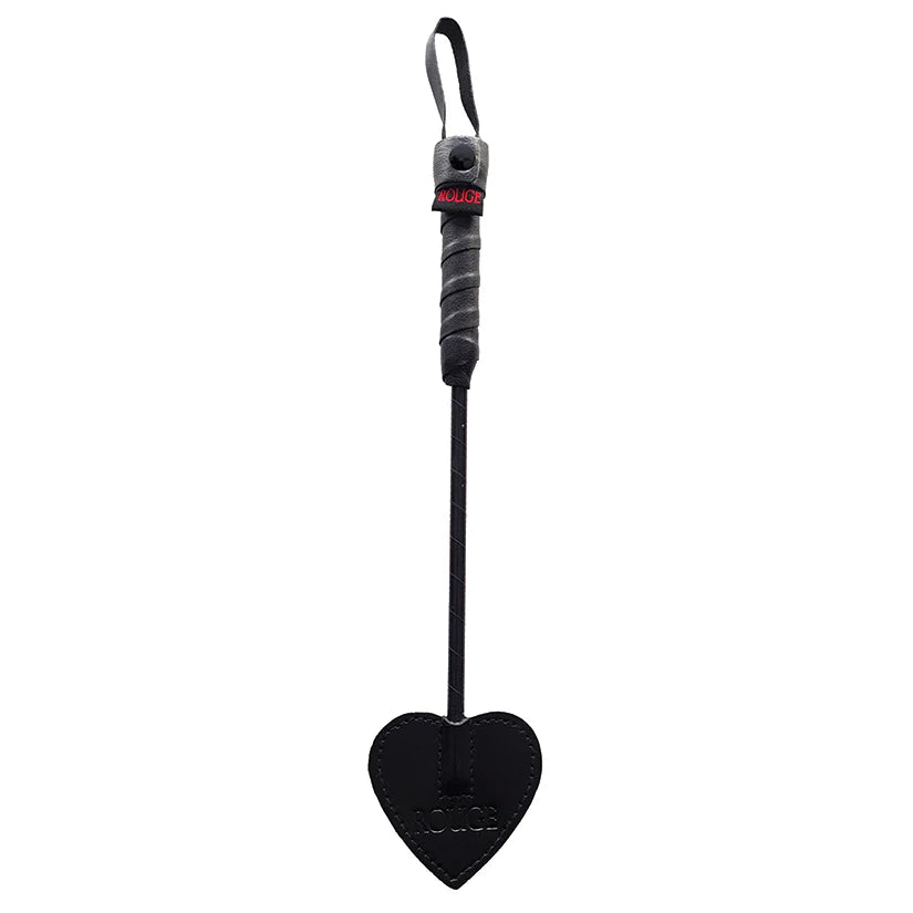 Amour Luxe – Black Leather Mini Spade Paddle