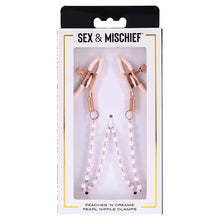 Amour Luxe – Peaches n CreaMe Pearl Nipple Clamps