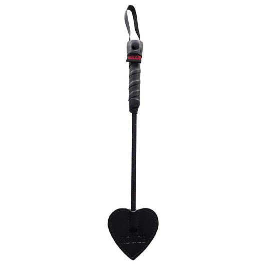 Amour Luxe – Black Leather Mini Spade Paddle